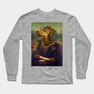 Mona Lisa Pinscher Long Sleeve T-Shirt